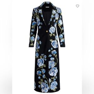 Alice and olivia macey long blazer